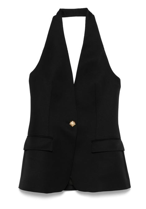 Black virgin wool gilet Giuseppe di Morabito - woman